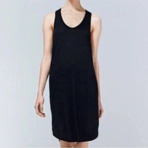 Aritzia Wilfred Free Dress Mini Tank Top Heathered Dark Grey XS casual athletic
